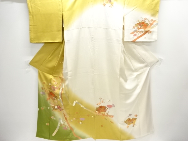 JAPANESE KIMONO / HOMONGI / JIGAMI PATTERN